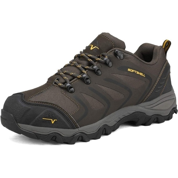 NORTIV 8 Men's Low Top Waterproof Hiking Shoes Trekking Trails Outdoor Work Boot - Picture 1 of 13